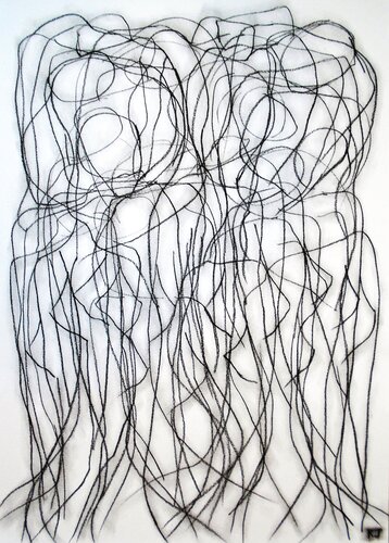 Black Lines No.19 van Kevin Jones, Werk op papier te koop op Singulart