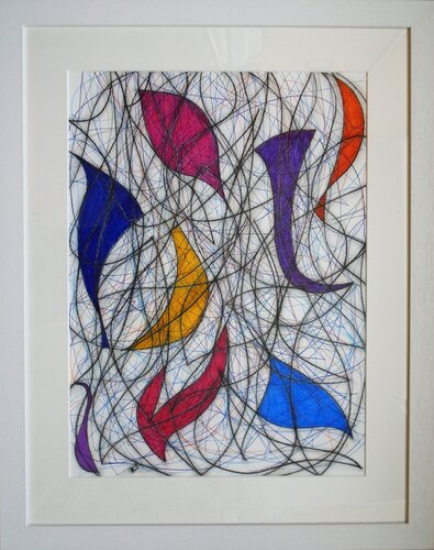 Eight Colour Abstract No.9 von Kevin Jones, Zeichnungen kaufen auf Singulart
