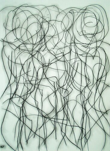Black Lines No.18 van Kevin Jones, Werk op papier te koop op Singulart