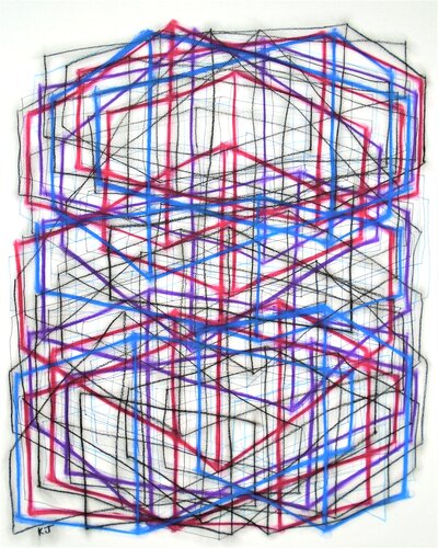 Free Structure No.14 von Kevin Jones, Werk auf Papier kaufen auf Singulart