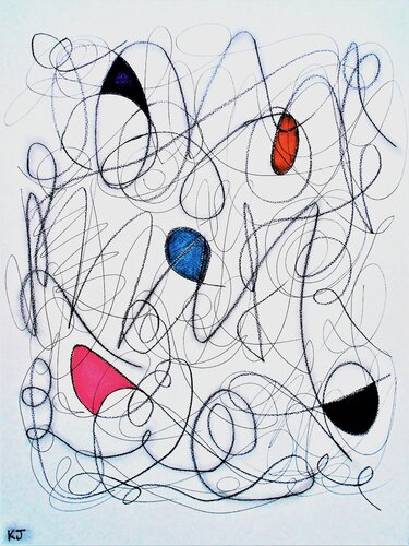 Five Colour Abstract No.12 by Kevin Jones, Work on Paper for Sale on Singulart
