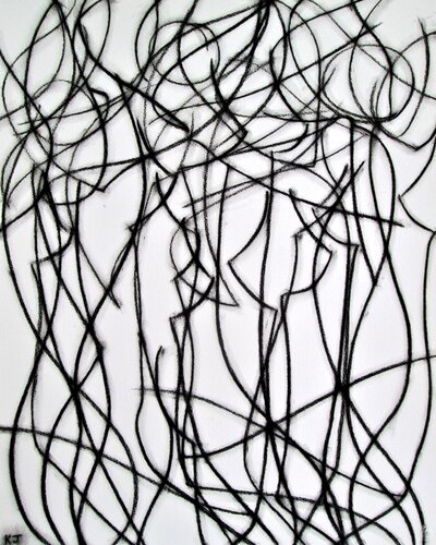 Black Lines No.13 di Kevin Jones, Opera su carta in vendita su Singulart