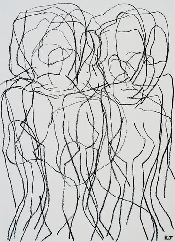 Black Lines No.21 by Kevin Jones, Work on Paper for Sale on Singulart