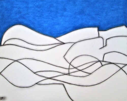 Below Blue No.6 by Kevin Jones, Work on Paper for Sale on Singulart