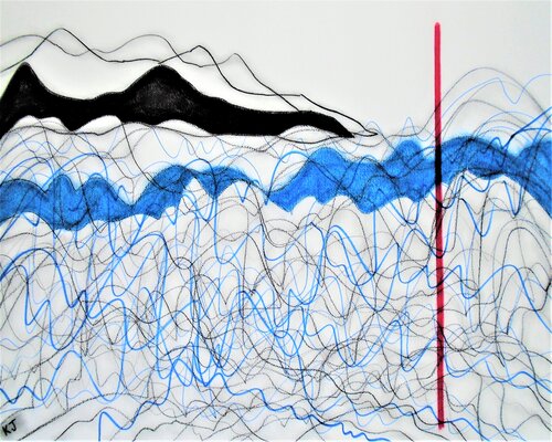 Black Peninsula No.2 by Kevin Jones, Work on Paper for Sale on Singulart