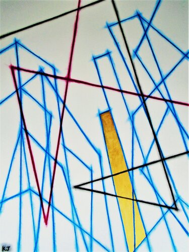 Urban Geometric No.2 by Kevin Jones, 종이 for Sale on Singulart