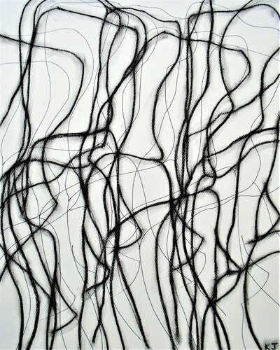 Black Lines No.17 di Kevin Jones, Opera su carta in vendita su Singulart