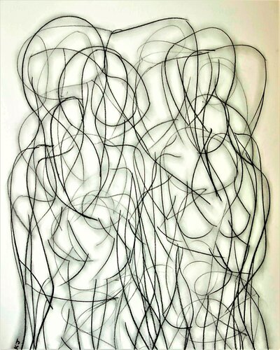 Black Lines No.8 van Kevin Jones, Werk op papier te koop op Singulart