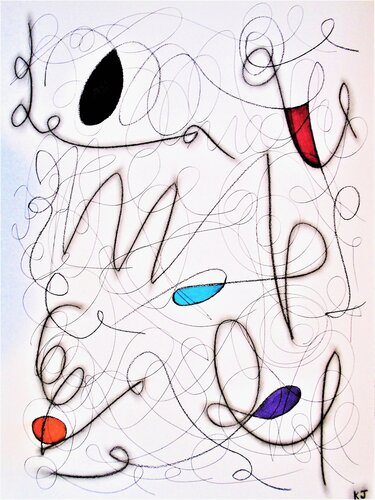 Five Colour Abstract No.11 by Kevin Jones, Work on Paper for Sale on Singulart