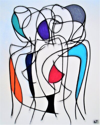 Eight Colour Abstract No.10 by Kevin Jones, Work on Paper for Sale on Singulart