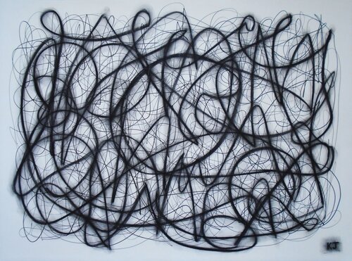 Continuous Lines No.7 by Kevin Jones, Work on Paper for Sale on Singulart