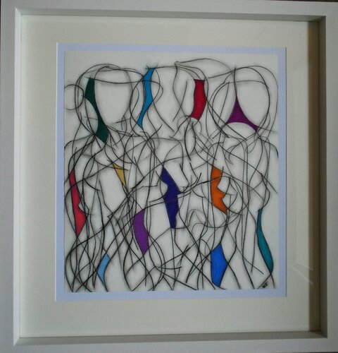 Twelve Colour Abstract by Kevin Jones, Work on Paper for Sale on Singulart