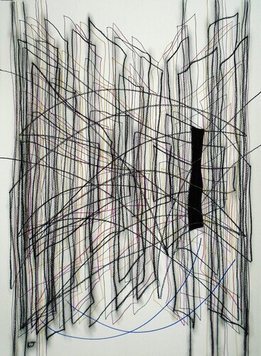Black Vertical No.5 par Kevin Jones, Œuvre sur papier en vente sur Singulart