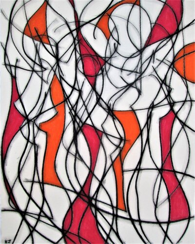 Two Colour Abstract No.5 by Kevin Jones, Work on Paper for Sale on Singulart