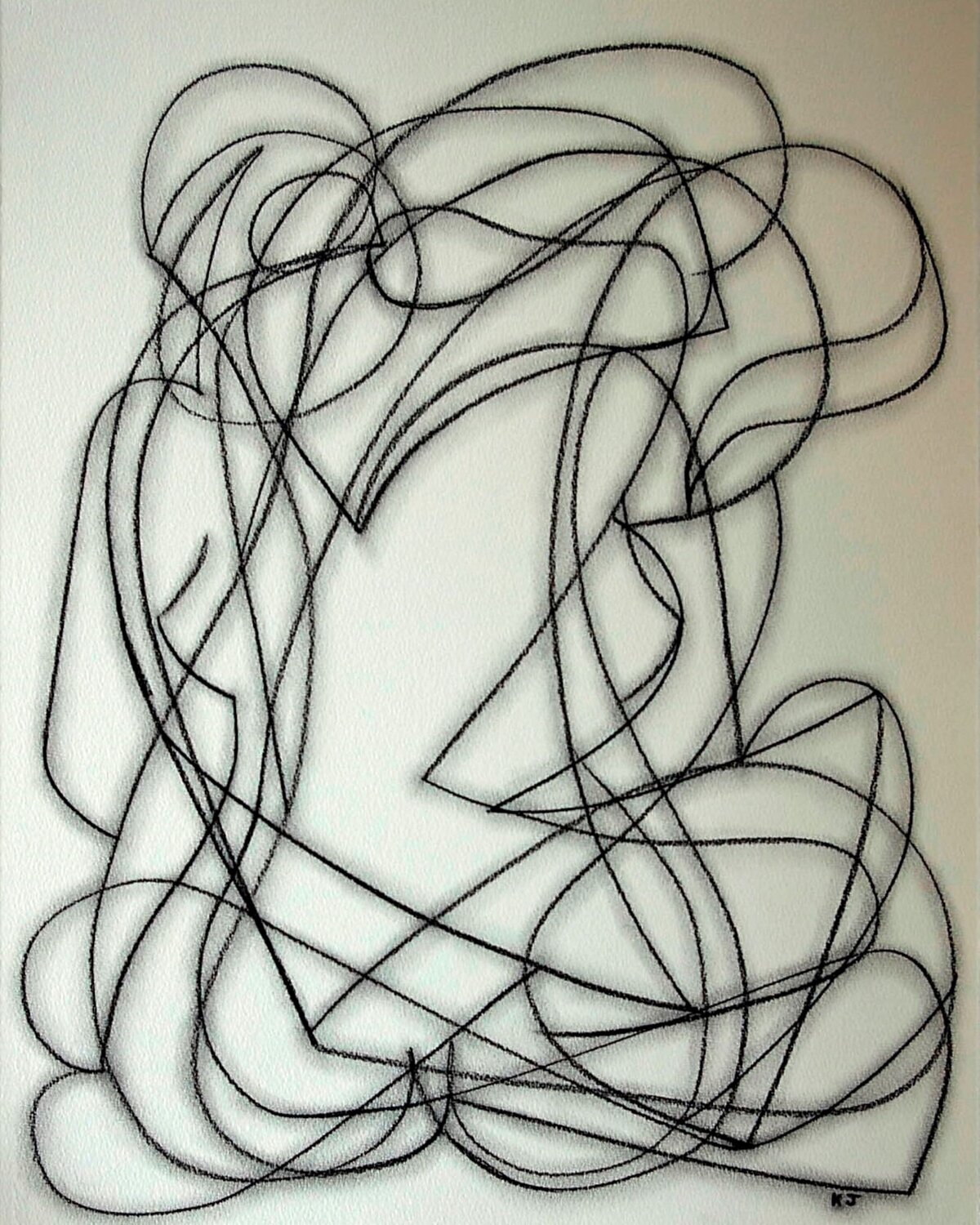 Black Line Composite No.3 Kevin Jones