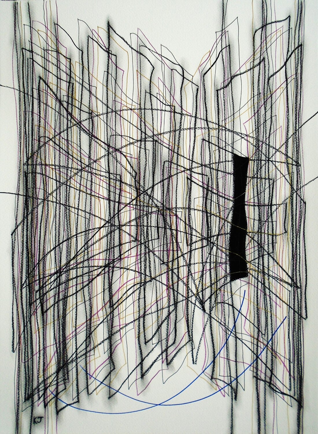 Black Vertical No.5 Kevin Jones