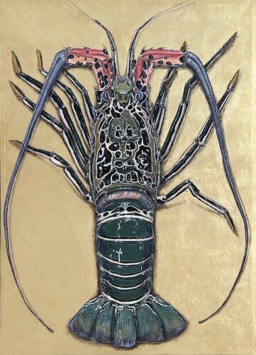 Rorschach Lobster von Daria Ivashchenko, Malerei kaufen auf Singulart