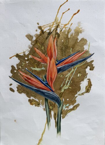 Paradise flower I von Daria Ivashchenko, Malerei kaufen auf Singulart