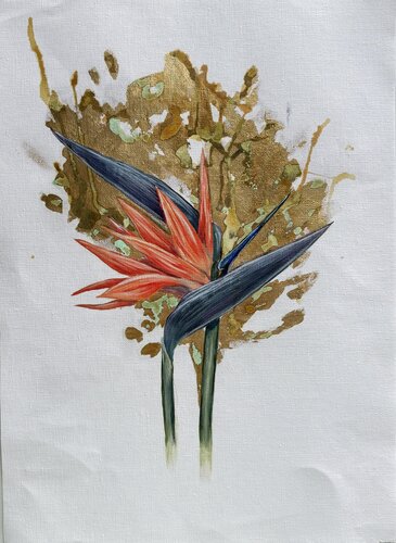 Paradise flower II von Daria Ivashchenko, Malerei kaufen auf Singulart