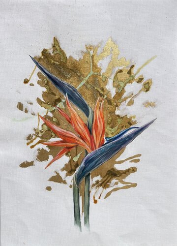 Paradise flower III von Daria Ivashchenko, Malerei kaufen auf Singulart