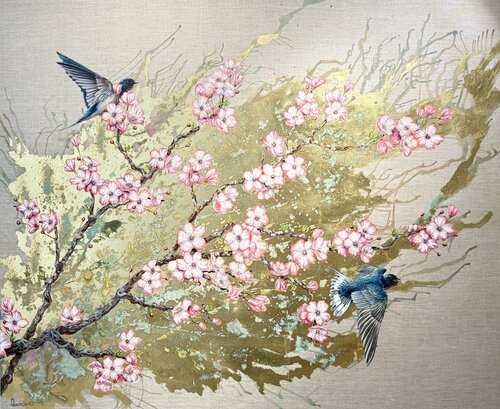 Spring blossom van Daria Ivashchenko, Schilderij te koop op Singulart