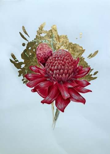 Waratah I di Daria Ivashchenko, Pittura in vendita su Singulart