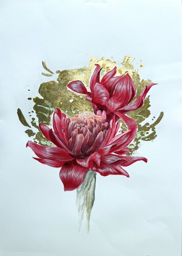 Waratah II van Daria Ivashchenko, Schilderij te koop op Singulart