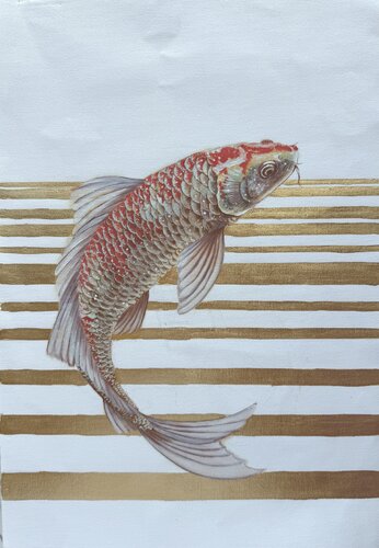 Koi I, II van Daria Ivashchenko, Schilderij te koop op Singulart