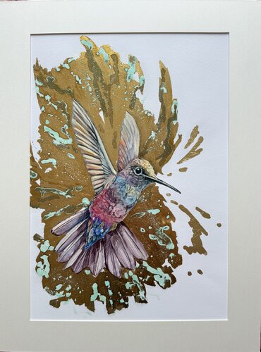 Hummingbird van Daria Ivashchenko, Schilderij te koop op Singulart