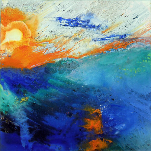 sunrise van Gertrud Schneider, Schilderij te koop op Singulart