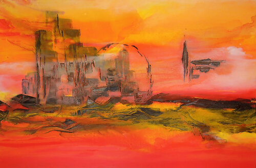 Magic Moment III van Gertrud Schneider, Schilderij te koop op Singulart