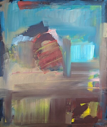 Lichtfenster im Inneren by Guoqiang Wu, Painting for Sale on Singulart