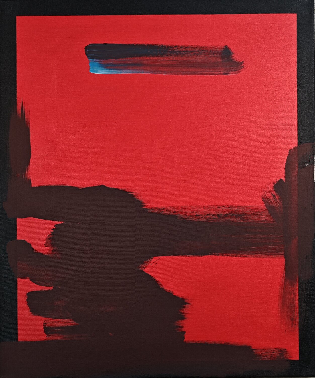 Roter Raum mit Bruch Guoqiang Wu Original painting for sale