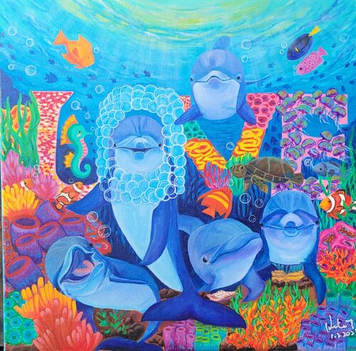 The power of love van Kate Tsang, Schilderij te koop op Singulart