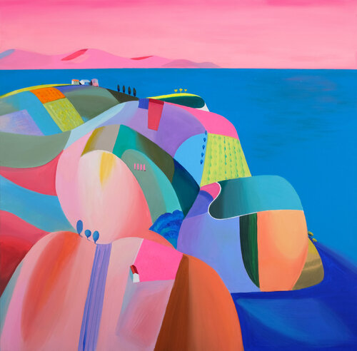 The history of the lands is written in the landscape von cinzia battistel, Malerei kaufen auf Singulart