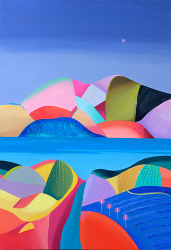 The Same Sea,Europe ,Africa and Asia by cinzia battistel, 회화 for Sale on Singulart