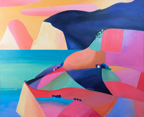 A colorful journey von cinzia battistel, Malerei kaufen auf Singulart