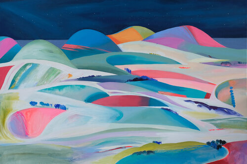 Dreaming Starry night by cinzia battistel, 회화 for Sale on Singulart