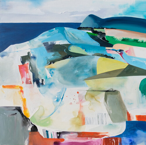 Floating colors of late Summer by cinzia battistel, 회화 for Sale on Singulart