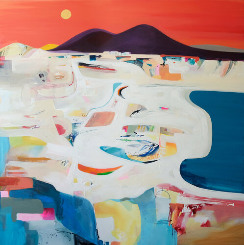 Solar vibes in italy von cinzia battistel, Malerei kaufen auf Singulart