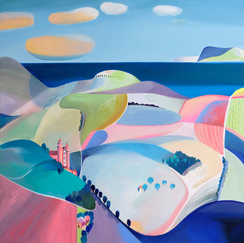My place seems a fairy tale by cinzia battistel, 회화 for Sale on Singulart