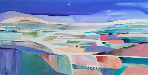 Fertile half moon without war by cinzia battistel, 회화 for Sale on Singulart