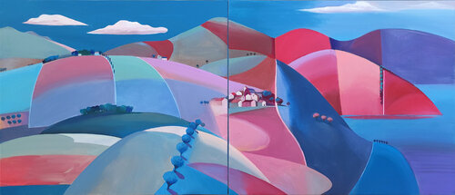 The dreaming lands von cinzia battistel, Malerei kaufen auf Singulart