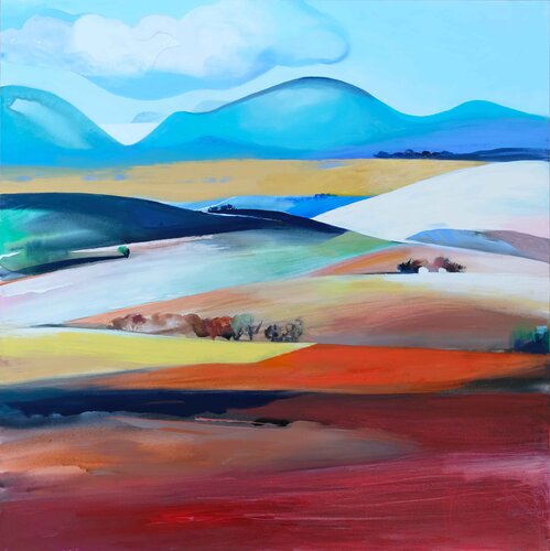 Viaggia sulle orme degli antenati by cinzia battistel, 회화 for Sale on Singulart