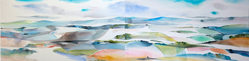 blowing in the wind par cinzia battistel, Peinture en vente sur Singulart