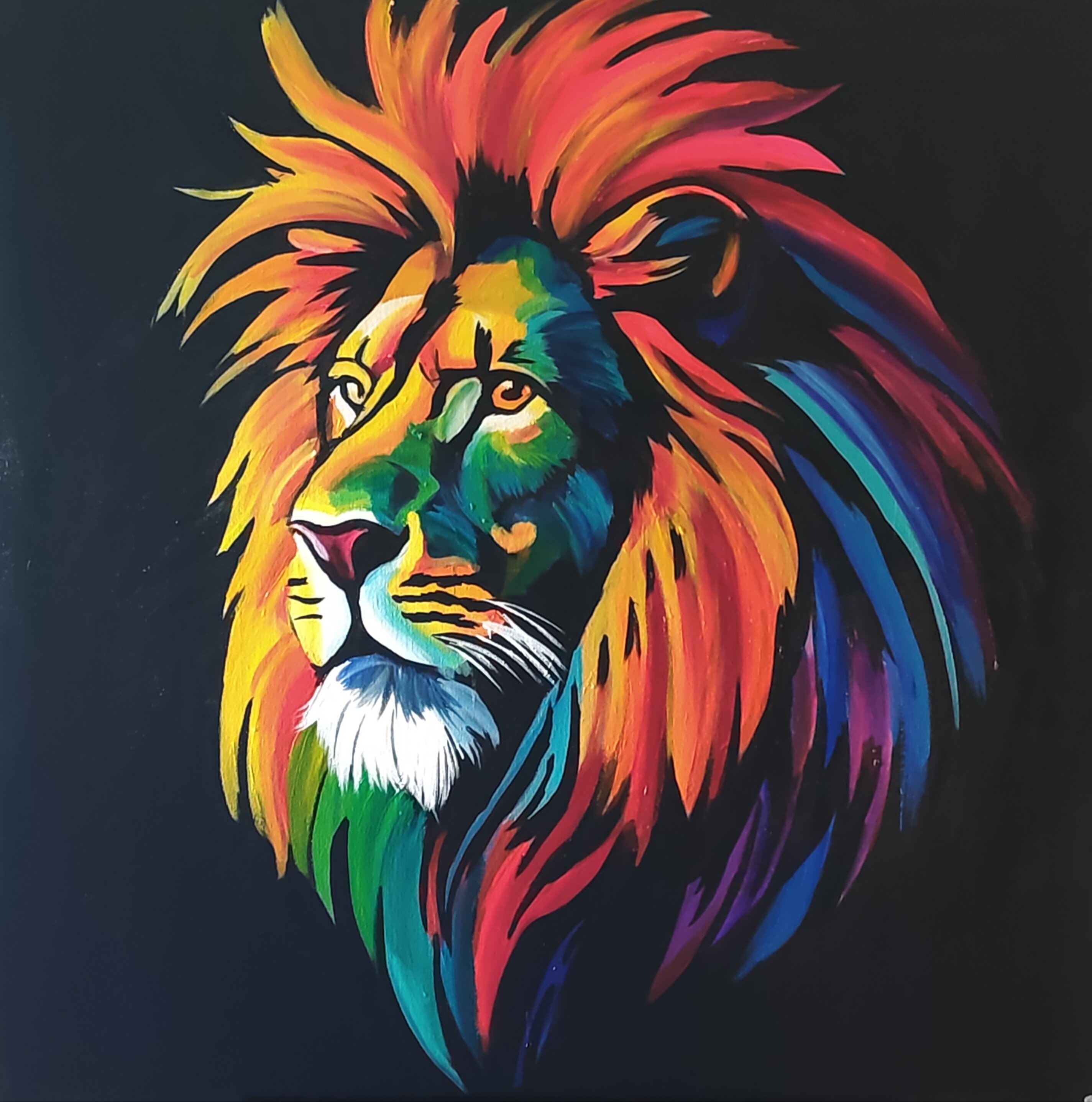 Lion Between Power and Grace
