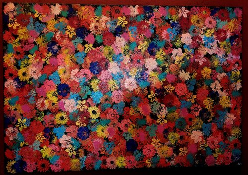 Flowers di Marcell Dergecz, Pittura in vendita su Singulart