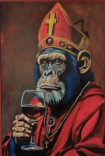 "In Vino Veritas" di Marcell Dergecz, Pittura in vendita su Singulart