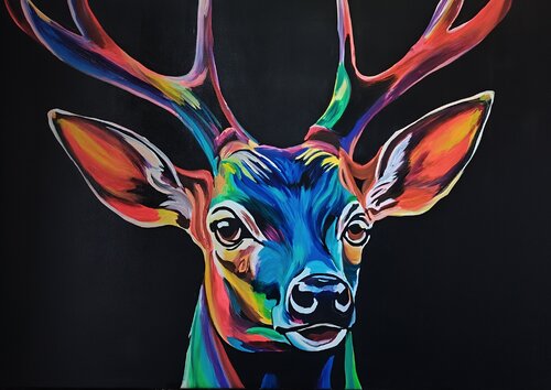 "Spectrum of The Wild" by Marcell Dergecz, Painting for Sale on Singulart