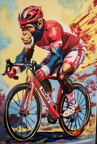 "Born to Ride" di Marcell Dergecz, Pittura in vendita su Singulart